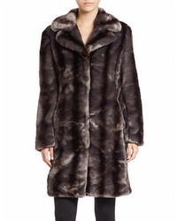 Jones New York Textural Faux Fur Coat