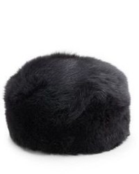 Saks Fifth Avenue Fox Fur Bubble Hat