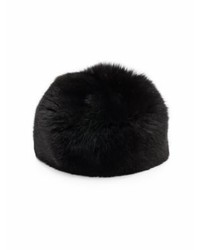 Saks Fifth Avenue Fox Fur Bubble Hat