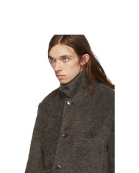 Lemaire Grey Furry Alpaca Jacket