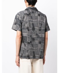 PS Paul Smith Geometric Pattern Short Sleeve Shirt