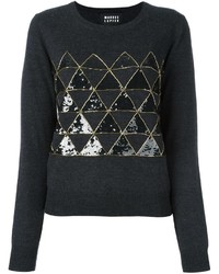 Charcoal Geometric Sweater
