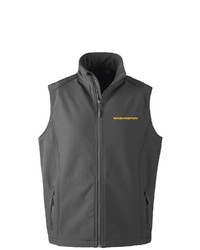 Dunbrooke Charcoal Washington Football Team Circle Archer Softshell Full Zip Vest