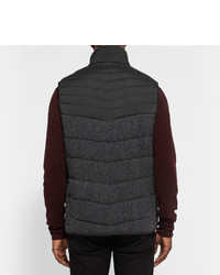 Rag and Bone Rag Bone Stride Brushed Wool Twill And Cotton Blend Canvas Gilet