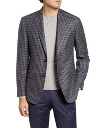 John W. Nordstrom Traditional Fit Check Wool Blend Sport Coat