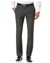 Charcoal Gingham Dress Pants for Men | Lookastic