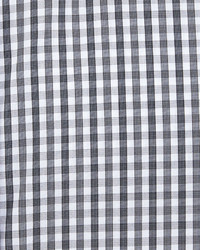 English Laundry Gingham Cotton Dress Shirt Charcoal