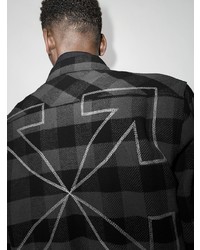Off-White Arrows Print Flannel Shirt