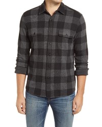 Faherty Legend Buffalo Check Flannel Button Up Shirt