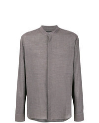 Charcoal Gingham Long Sleeve Shirt