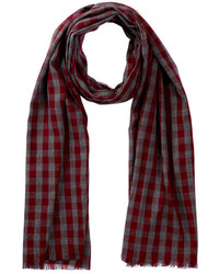 Amicale Lightweight Gingham Scarf