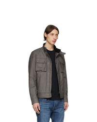 Belstaff Grey Racemaster Jacket