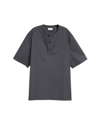 Lemaire Asymmetrical Henley T Shirt