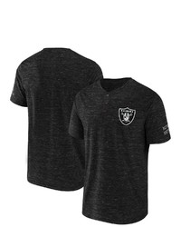 NFL X DARIUS RUCKE R Collection By Fanatics Black Las Vegas Raiders Slub Henley T Shirt