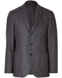 Baldessarini Wool Blend Toulouse Blazer In Smoke Grey