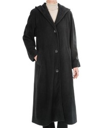 Kristen Blake Washable Wool Hooded Coat Full Length