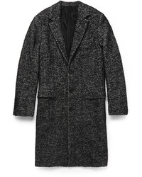 Ami Herringbone Wool Blend Overcoat