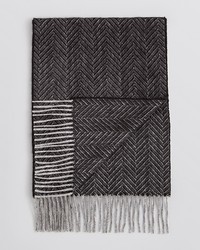 Bloomingdale's The Store At Herringbone Cashmere Scarf