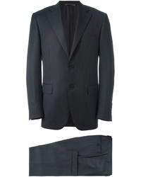 Canali Herringbone Two Piece Suit