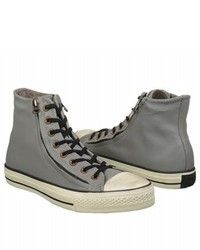 Converse Chuck Taylor Leather Double Zip High Top Sneaker, $80 | shoes.com  | Lookastic