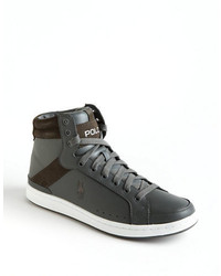 Polo Ralph Lauren Talbert Leather High Top Sneakers