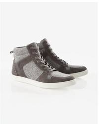 Express Textured High Top Sneakers