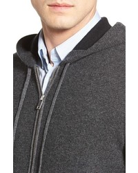 AG Jeans Ag Archer Wool Cashmere Zip Front Hoodie