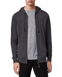 AllSaints Brace Slim Fit Zip Hoodie