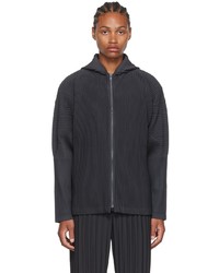 Homme Plissé Issey Miyake Gray Monthly Color July Hoodie