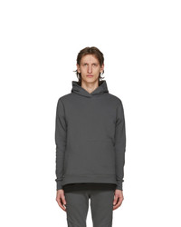 John Elliott Grey Villain Hoodie