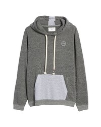 Sol Angeles Mesh Pullover Hoodie In Heather At Nordstrom