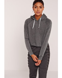 Missguided Sarah Ashcroft Washed Hoodie Grey
