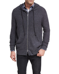 Vince Oversized Boiled Cashmere Hoodie