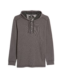 Tommy Bahama Regular Fit Dude Isle Pullover Hoodie In Coal At Nordstrom
