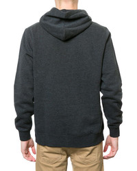 HUF The Big Script Pullover Hoodie In Charcoal