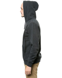 HUF The Big Script Pullover Hoodie In Charcoal