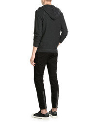 The Kooples Wool Cotton Blend Cardigan With Hood