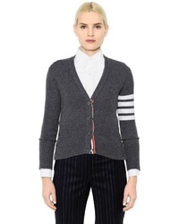 Charcoal Horizontal Striped Cardigan