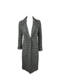 Isabel Marant Etoile Striped Long Sweater Coat