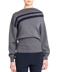 Jil Sander Asymmetrical Stripe Sweater