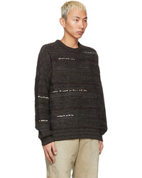 VISVIM Black Knit Amplus Sweater