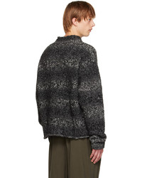 AGR Black Mock Neck Sweater