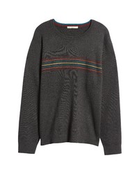 Marine Layer Chest Stripe Organic Cotton Blend Sweater