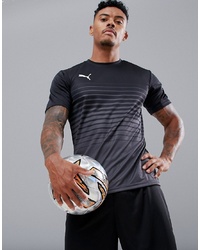 Puma Football Play Graphic T Shirt In Grey 655943 06
