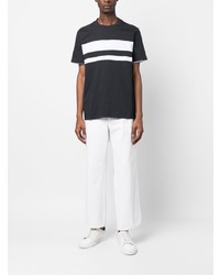 Peserico Striped Cotton T Shirt