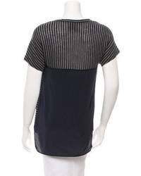 3.1 Phillip Lim Striped Wool T Shirt