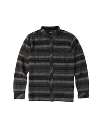 Billabong Offshore Plaid Flannel Button Up Shirt