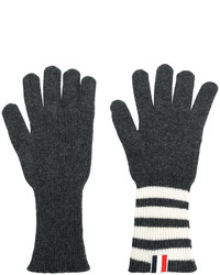 Thom Browne Striped Rib Cuff Gloves