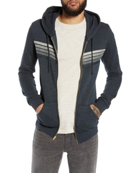 Aviator Nation 5 Stripe Zip Hoodie