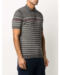 Brunello Cucinelli Striped Slim Fit Polo Shirt
